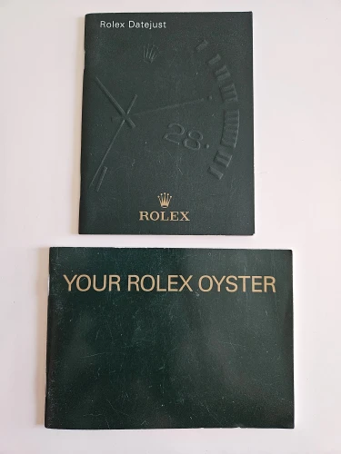 Rolex Datejust manual 2006 set incl Calendar card & wallet 552.02 Eng - 5.2006