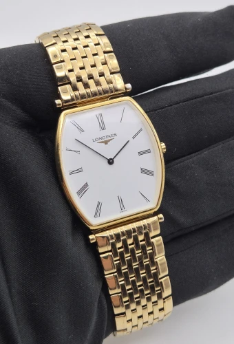 Longines La Grande Classique L4.705.2 Gold plated Tonneau case 29.5mm Box & Papers