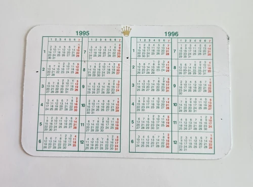 Rolex Datejust manual 1995 + Your oyster & Calendar card set 593.52 Eng - 200 - 5.1995