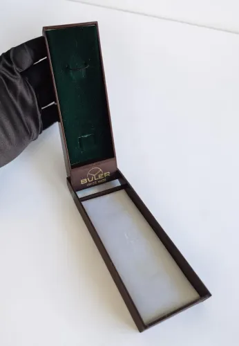 Vintage Buler watch box L shape Circa 1980-1990s