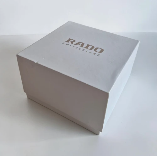 RADO White modern box with removable hard travel case Circa 2020+