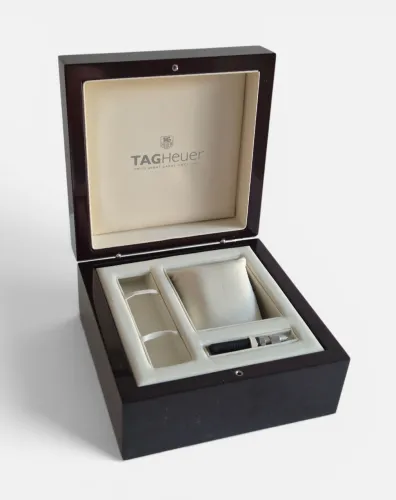 TAG Heuer Grand Carrera watch box Wood box with accessories