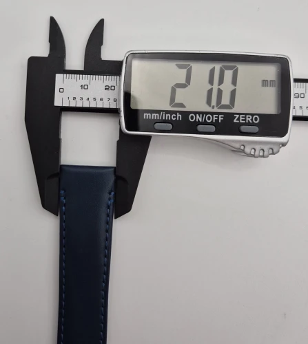 Cartier OEM Blue strap 21mm Quick change + Deployment clasp KDAULABM for Cartier Santos WSSA0030