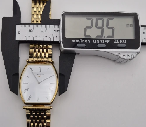 Longines La Grande Classique L4.705.2 Gold plated Tonneau case 29.5mm Box & Papers