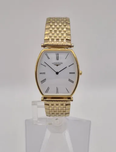 Longines La Grande Classique L4.705.2 Gold plated Tonneau case 29.5mm Box & Papers