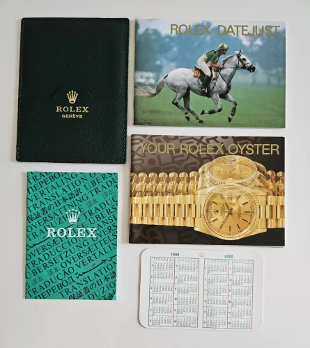 Rolex Datejust instruction manual 1999 + Accessories set 593.52 Eng  - 70 - 5.1999