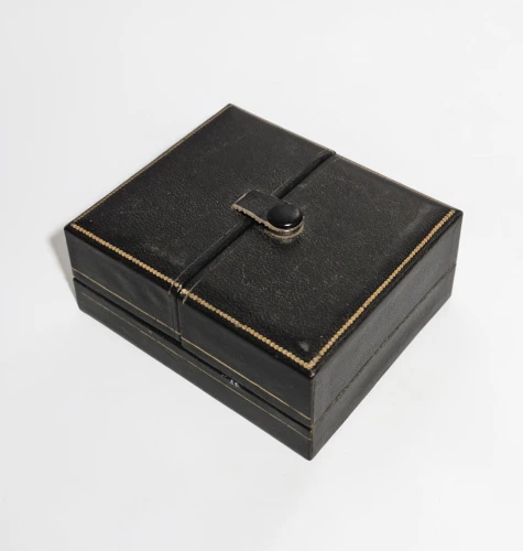 Vintage Watches of Switzerland black watch box circa 1980s