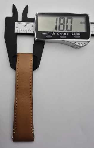 Cartier OEM Tan leather strap 21mm Quick change + Deployment clasp KDAULABK