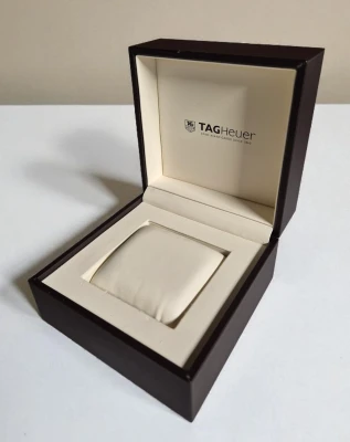 TAG Heuer watch box 2010-2016 Brown square with cream inner lining