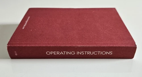 Omega Instruction manual 2016 03090840M Vol 1