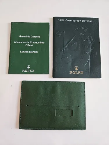 Rolex Cosmograph Daytona manual 2010 + Document wallet 555.22 Eng - 4.2010