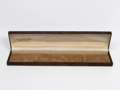 Vintage Marvin Revue 9.5" long suede watch box