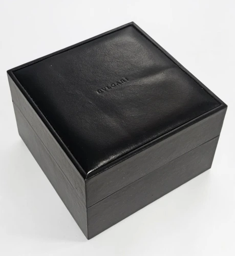 BVLGARI Watch box black leather