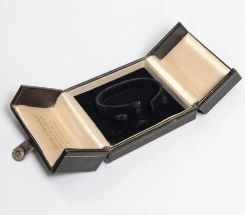 Vintage Watches of Switzerland black watch box circa 1980s
