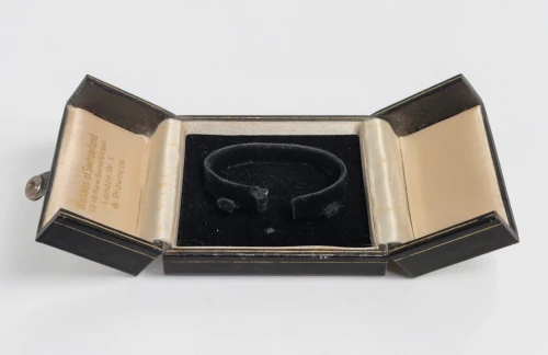 Vintage Watches of Switzerland black watch box circa 1980s