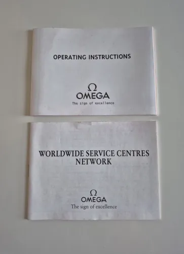 Omega Instruction manual 03090320 1998