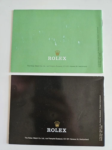 Rolex Datejust manual 1998 + Your Oyster manual 593.52 Eng - 100 - 3.1998 / 579.52 Eng - 100 - 6.1998