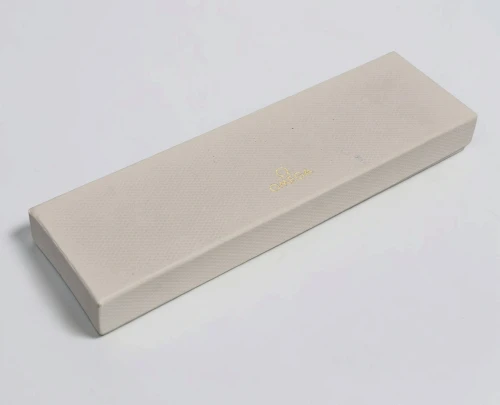 Omega grey watch box long flat lay box with outer box Circa 1990s-2000s *Flaking