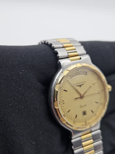 Longines Conquest Day-Date 33mm Bi-colour