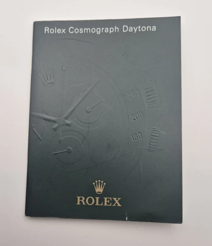 Rolex Daytona watch box 69.00.09 Wood laquer box & Manual 2006