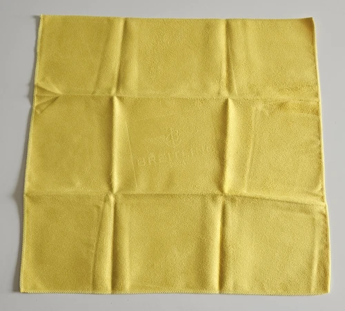 Breitling polishing cloth XL Yellow vintage circa 2000s