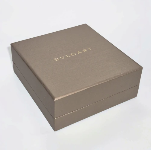 Bvlgari necklace box beige / brown with outer box