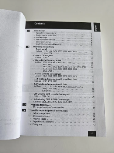 Omega Instruction manual 2013 03090840M
