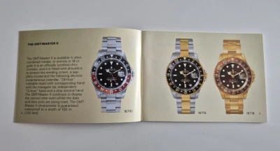 Rolex GMT Master Manual 1989 595.52