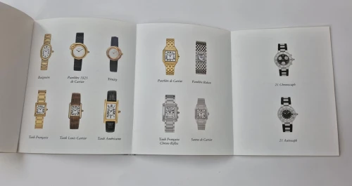 Cartier Instruction manual & guarantee papers PCWA4184 / PCWA4183