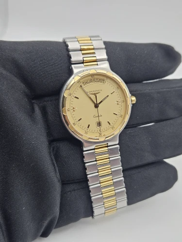 Longines Conquest Day-Date 33mm Bi-colour