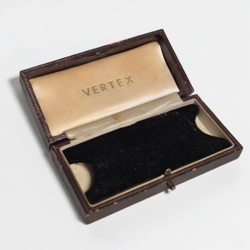Vintage Vertex 4" watch box Cardboard circa 1940s Dirty dozen era