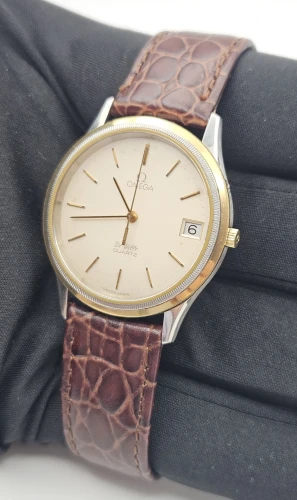 Omega De Ville 196.0201 34mm "Ghost" Dial Quartz cal. 1332 Circa 1985-89