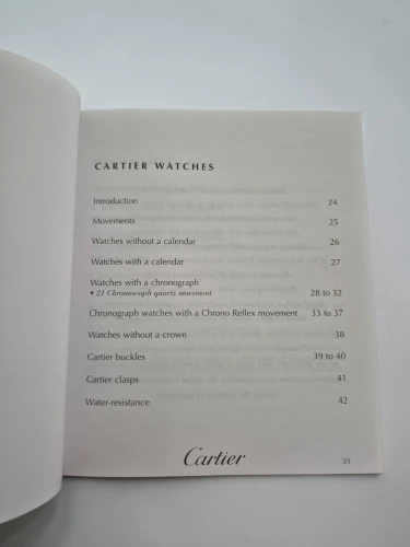 Cartier Instruction manual Circa 2000s PCWA0065 Baignoire, Santos, Tank, Divan, Himalin ect