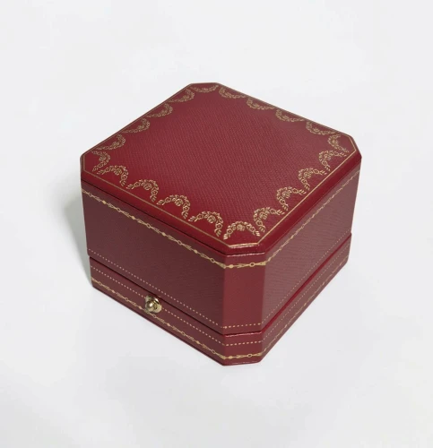Cartier ring box CRCOJO4005 black slit design with outer box