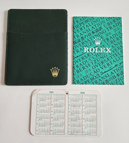 Rolex Datejust manual 1991 set 593.52 Eng - 100 - 9.1991 / 579.52 Eng - 200 - 8.1991